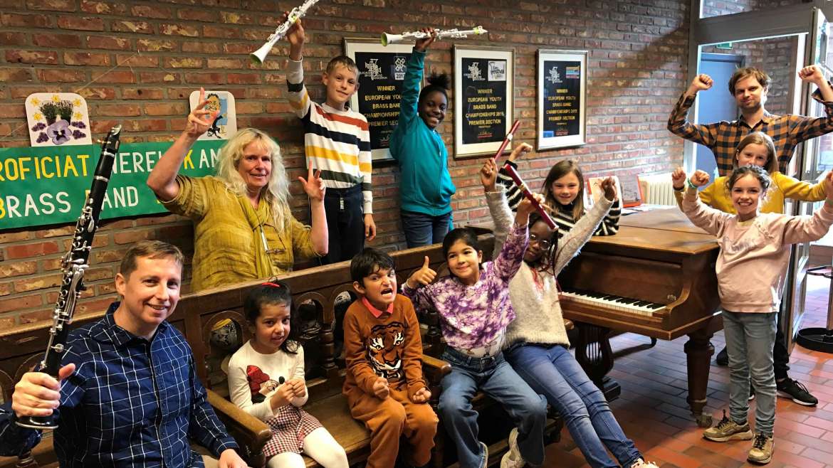 Muziekcarrousel in onze Academie
