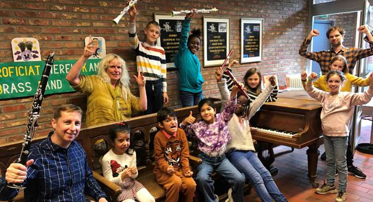 Muziekcarrousel in onze Academie