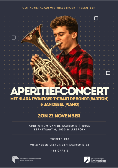 Aperitiefconcert Met Klara Twintiger Thibaut De Bondt en Jan Debel